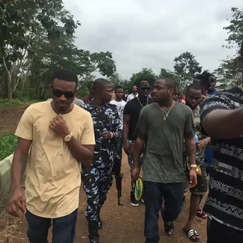Davido Visits His Dad's University, Adeleke University [See Photos]